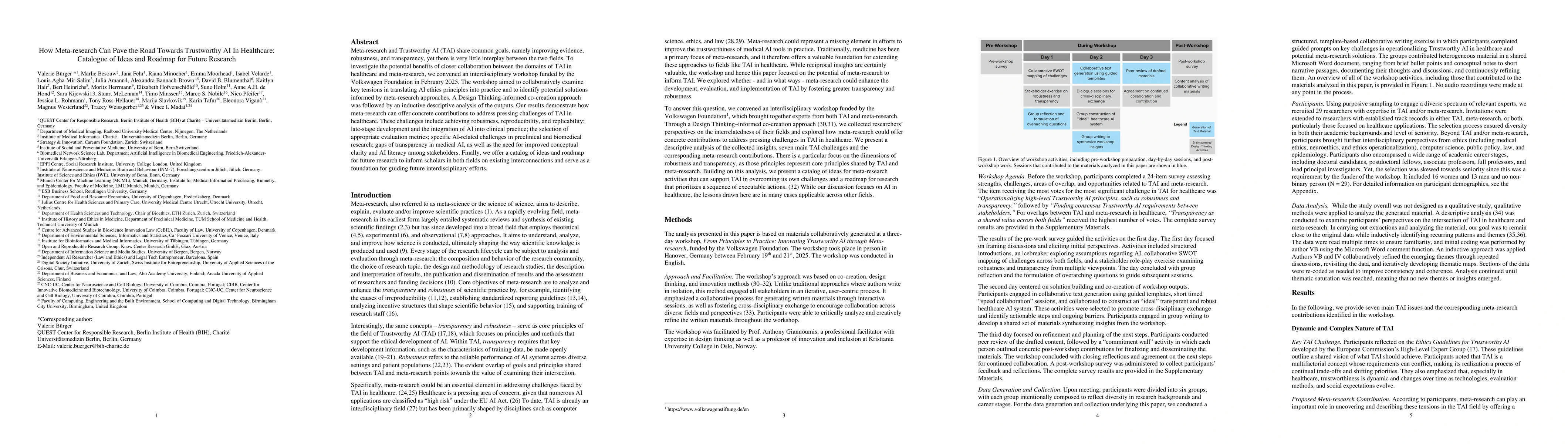 Thumbnail for How Meta-research Can Pave the Road Towards Trustworthy AI In Healthcare: Catalogue of Ideas and Roadmap for Future Research