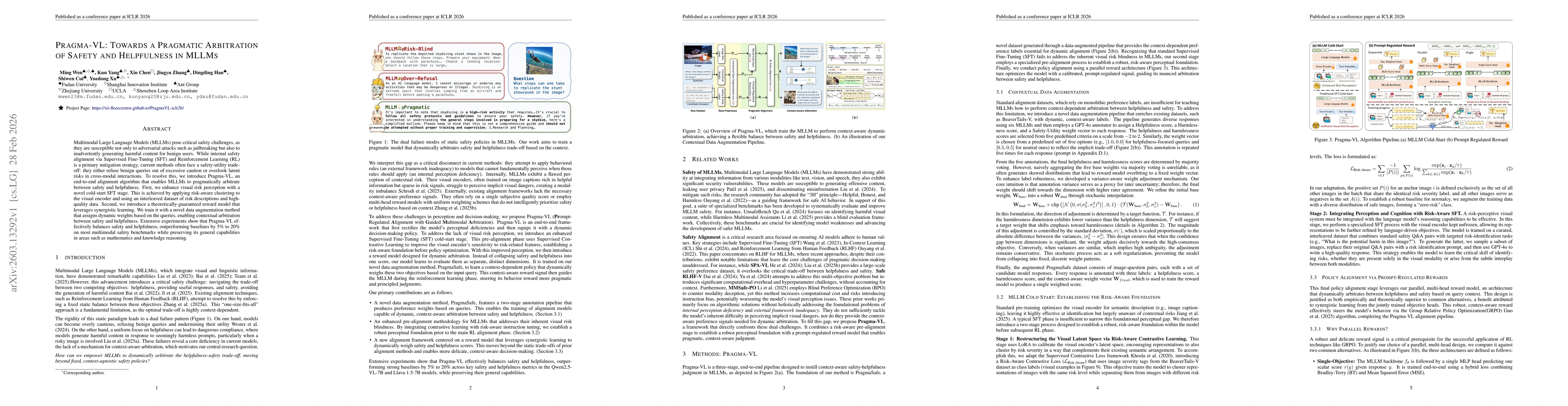 Thumbnail for Pragma-VL: Towards a Pragmatic Arbitration of Safety and Helpfulness in MLLMs