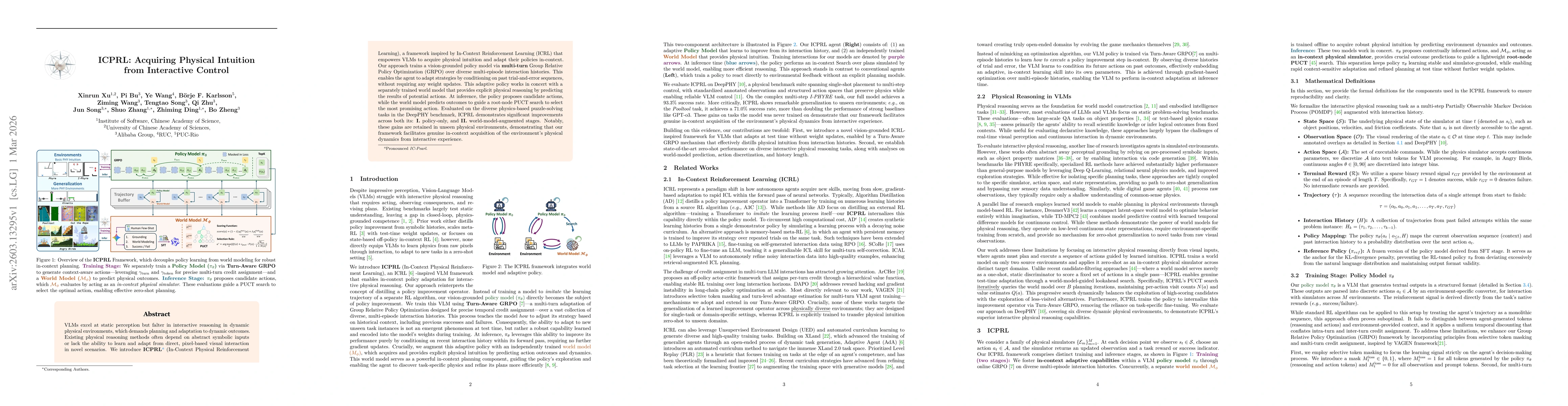 Thumbnail for ICPRL: Acquiring Physical Intuition from Interactive Control