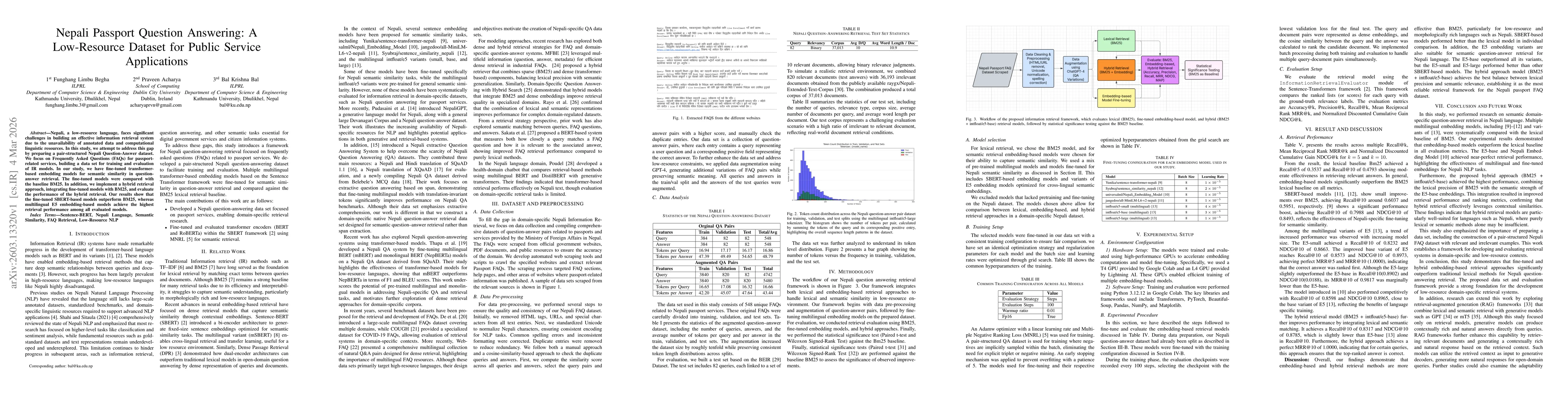 Thumbnail for Nepali Passport Question Answering: A Low-Resource Dataset for Public Service Applications