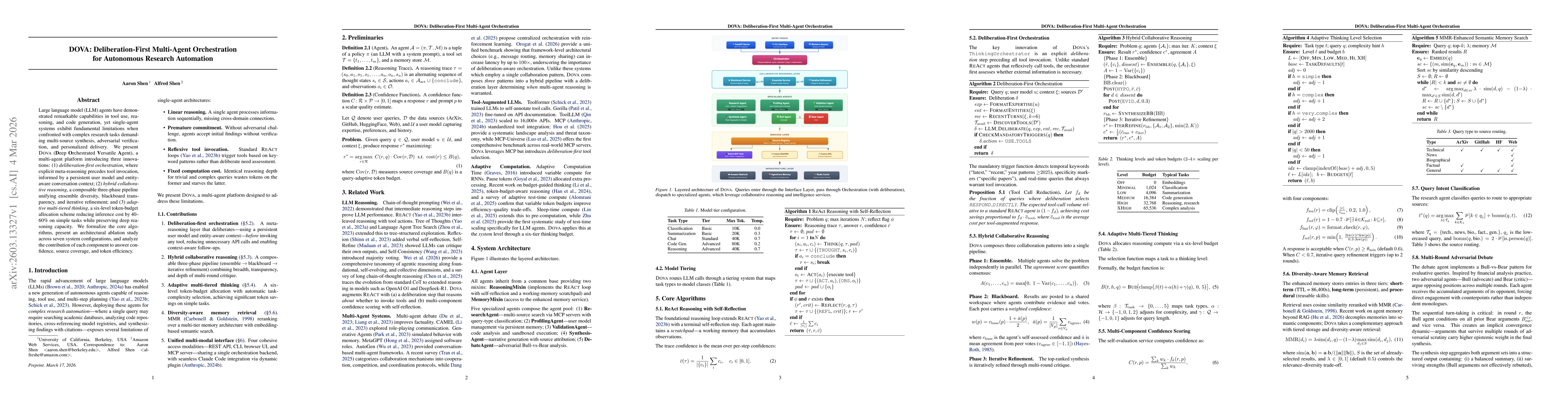 Thumbnail for DOVA: Deliberation-First Multi-Agent Orchestration for Autonomous Research Automation