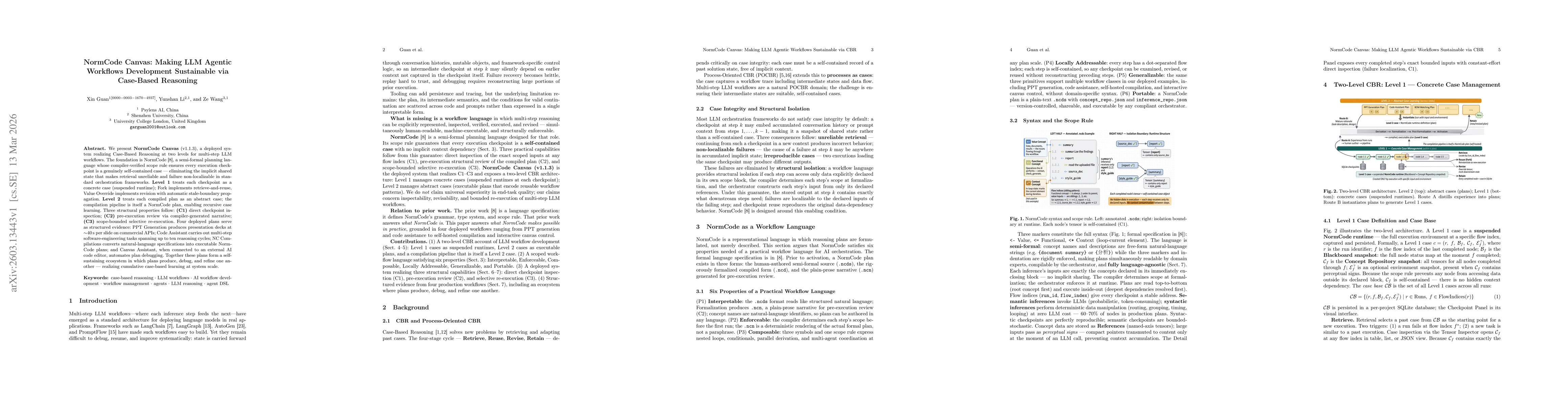 Thumbnail for NormCode Canvas: Making LLM Agentic Workflows Development Sustainable via Case-Based Reasoning