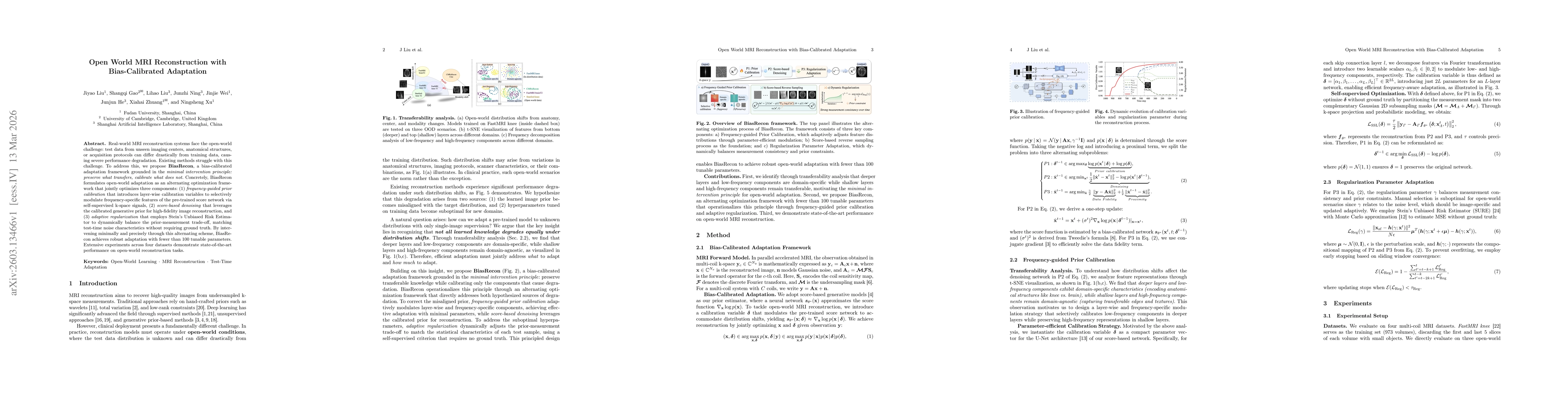 Thumbnail for Open World MRI Reconstruction with Bias-Calibrated Adaptation