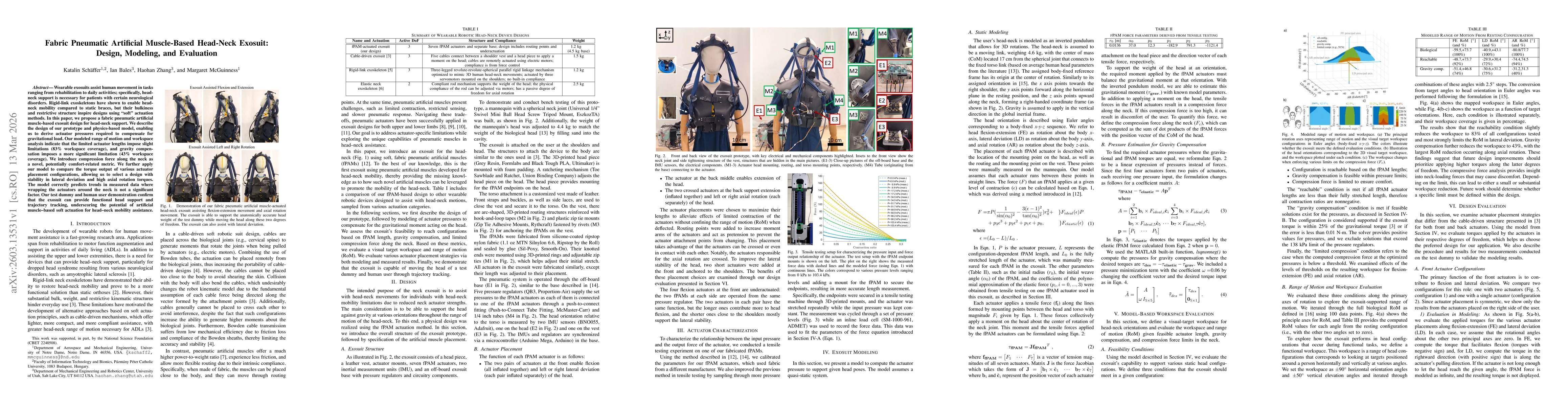 Thumbnail for Fabric Pneumatic Artificial Muscle-Based Head-Neck Exosuit: Design, Modeling, and Evaluation