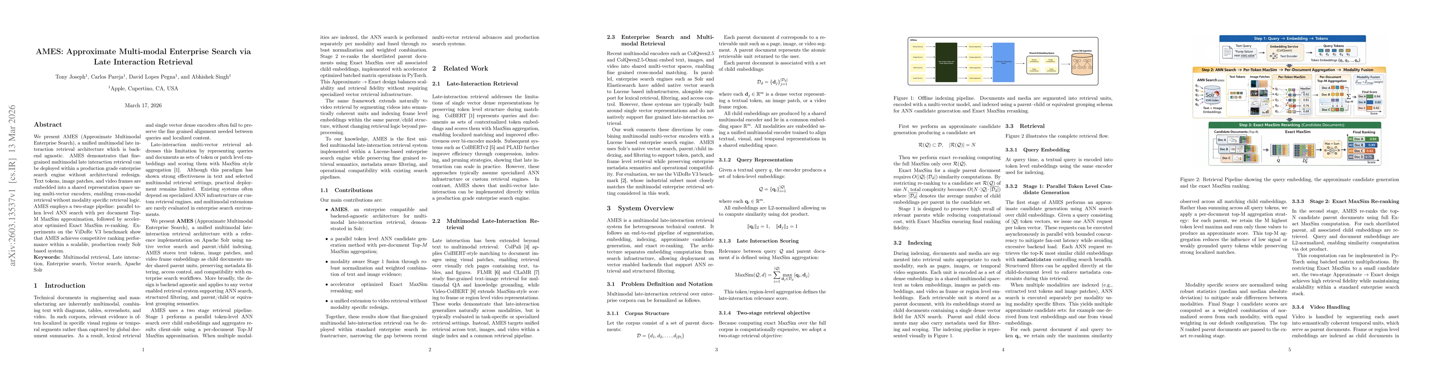 Thumbnail for AMES: Approximate Multi-modal Enterprise Search via Late Interaction Retrieval