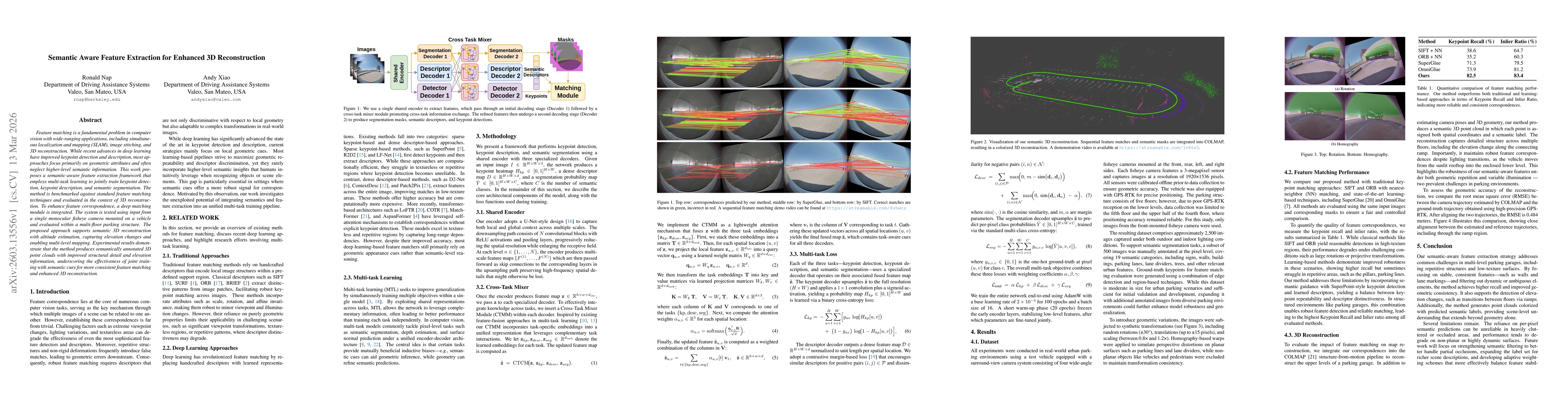 Thumbnail for Semantic Aware Feature Extraction for Enhanced 3D Reconstruction