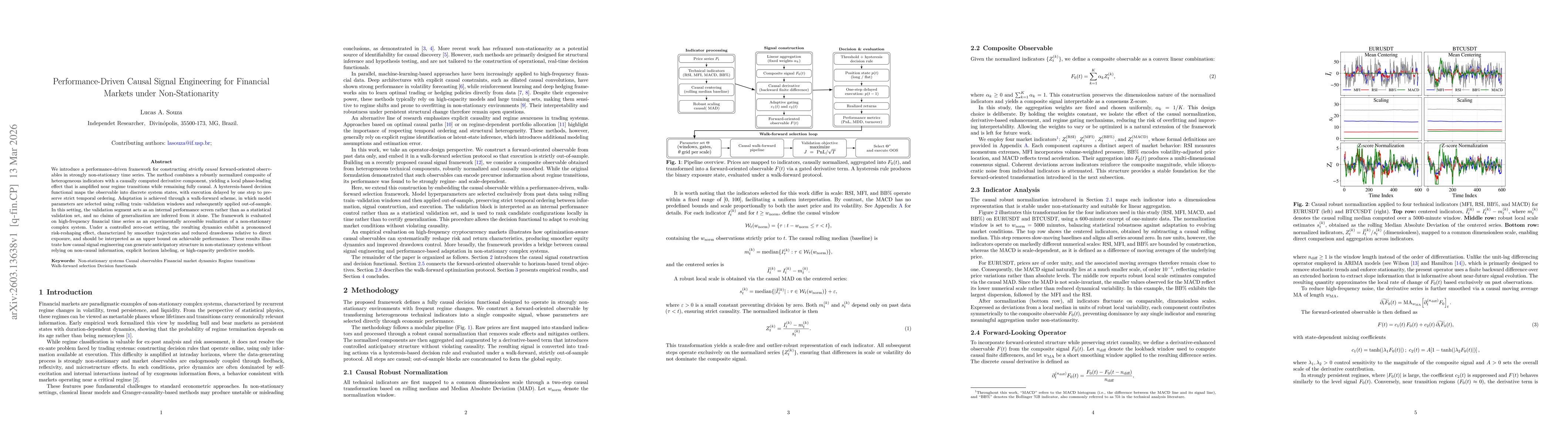 Thumbnail for Performance-Driven Causal Signal Engineering for Financial Markets under Non-Stationarity