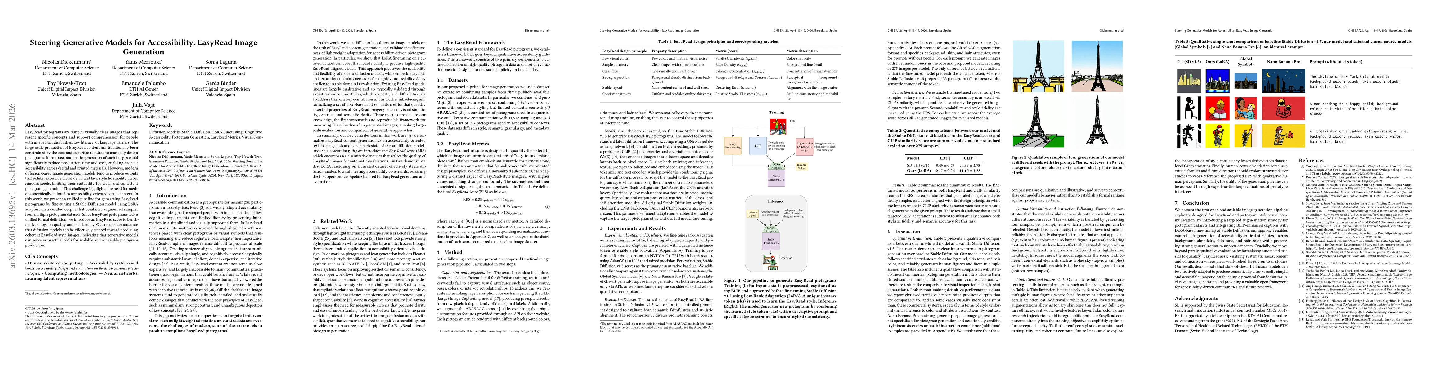 Thumbnail for Steering Generative Models for Accessibility: EasyRead Image Generation
