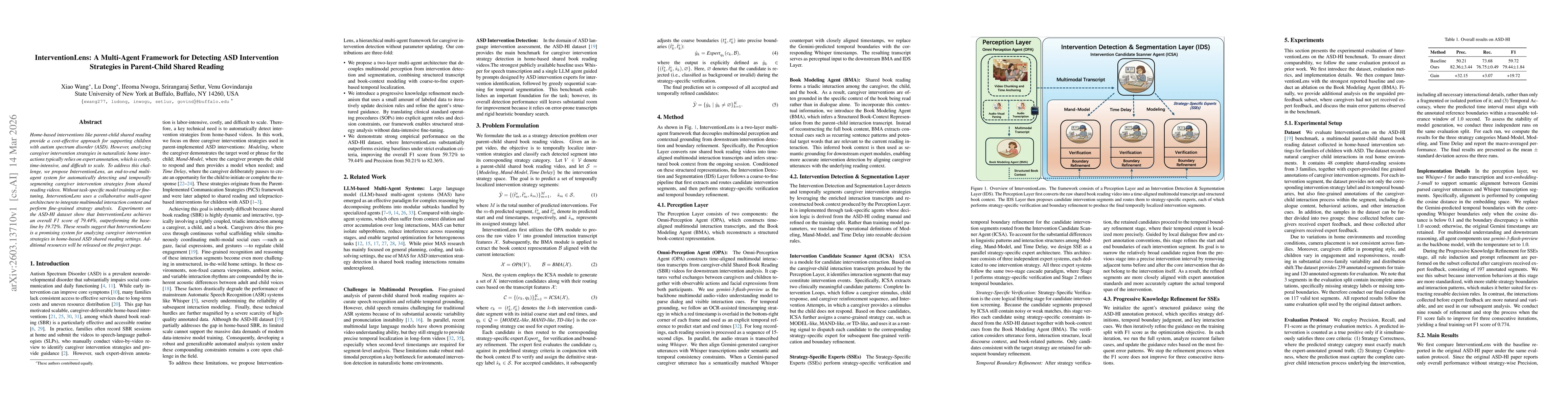 Thumbnail for InterventionLens: A Multi-Agent Framework for Detecting ASD Intervention Strategies in Parent-Child Shared Reading