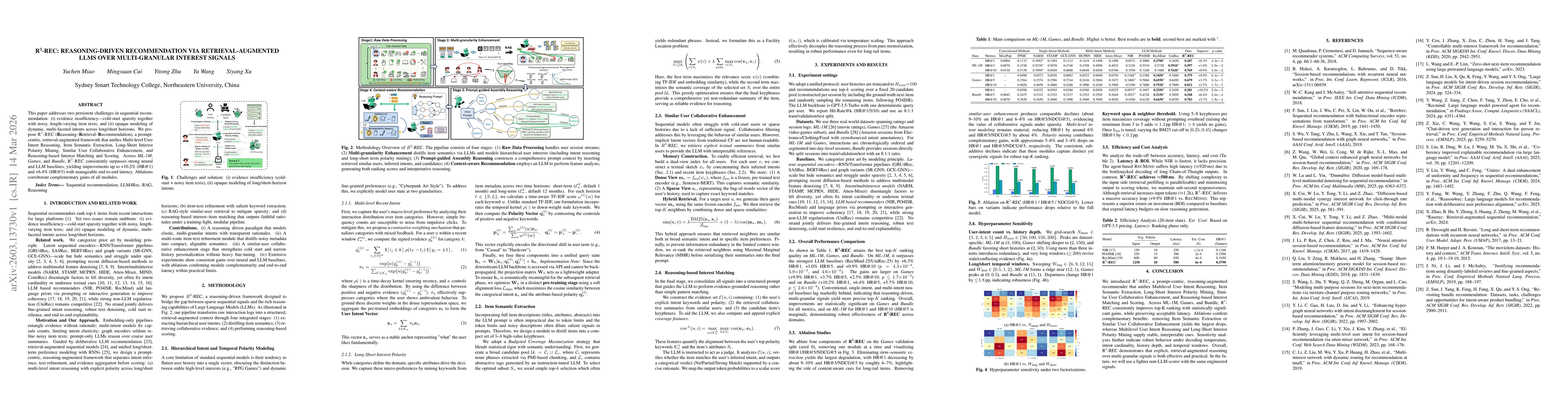 Thumbnail for R3-REC: Reasoning-Driven Recommendation via Retrieval-Augmented LLMs over Multi-Granular Interest Signals