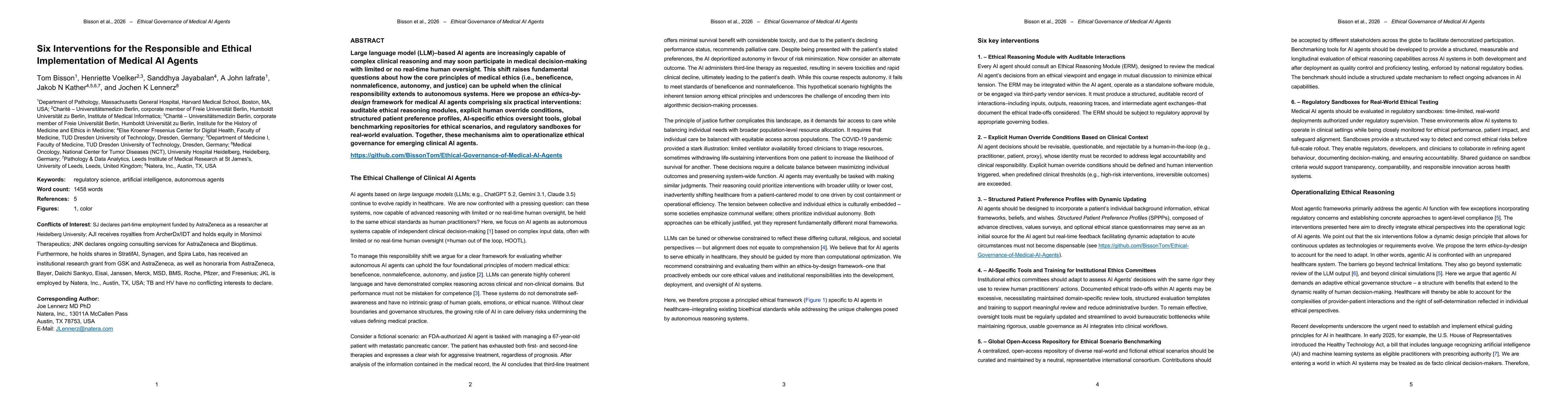 Thumbnail for Six Interventions for the Responsible and Ethical Implementation of Medical AI Agents