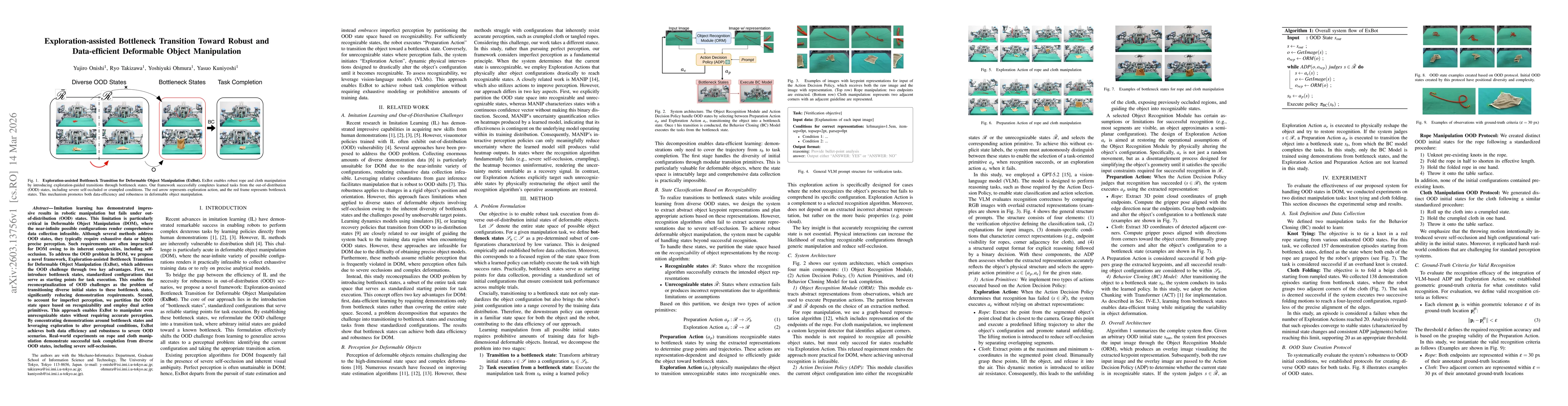 Thumbnail for Exploration-assisted Bottleneck Transition Toward Robust and Data-efficient Deformable Object Manipulation
