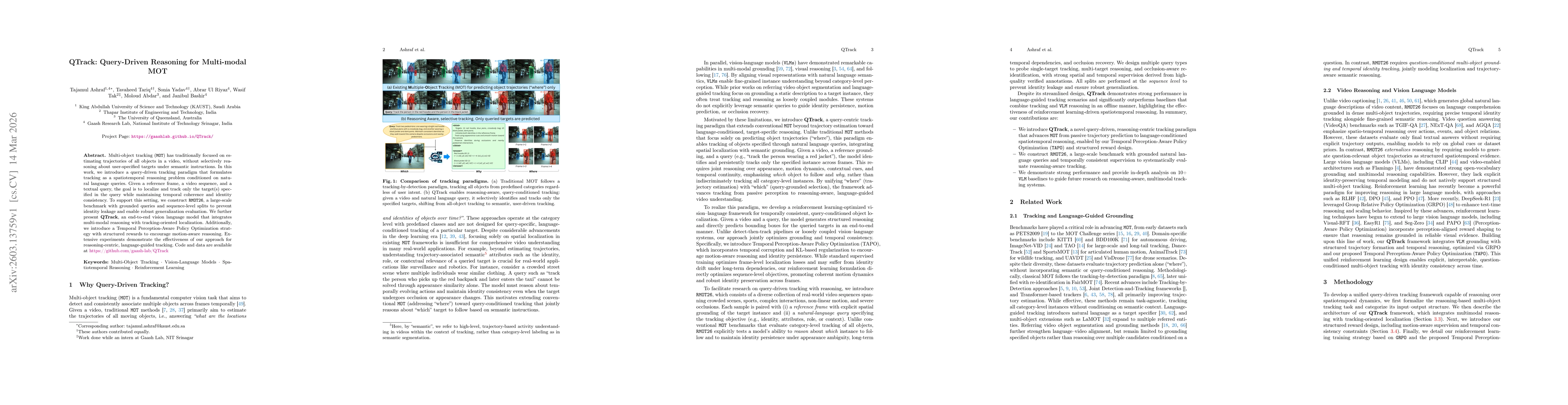 Thumbnail for QTrack: Query-Driven Reasoning for Multi-modal MOT