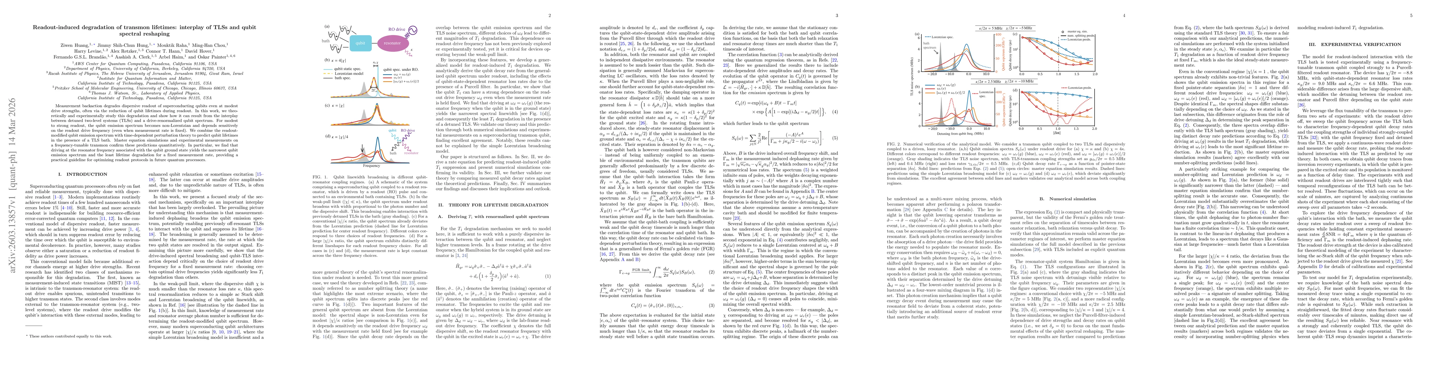 Thumbnail for Readout-induced degradation of transmon lifetimes: interplay of TLSs and qubit spectral reshaping