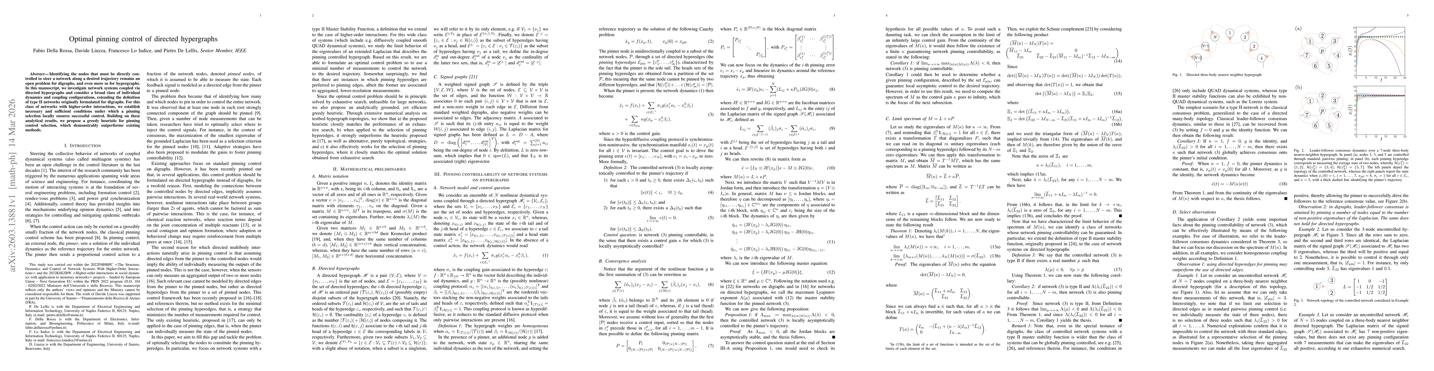 Thumbnail for Optimal pinning control of directed hypergraphs