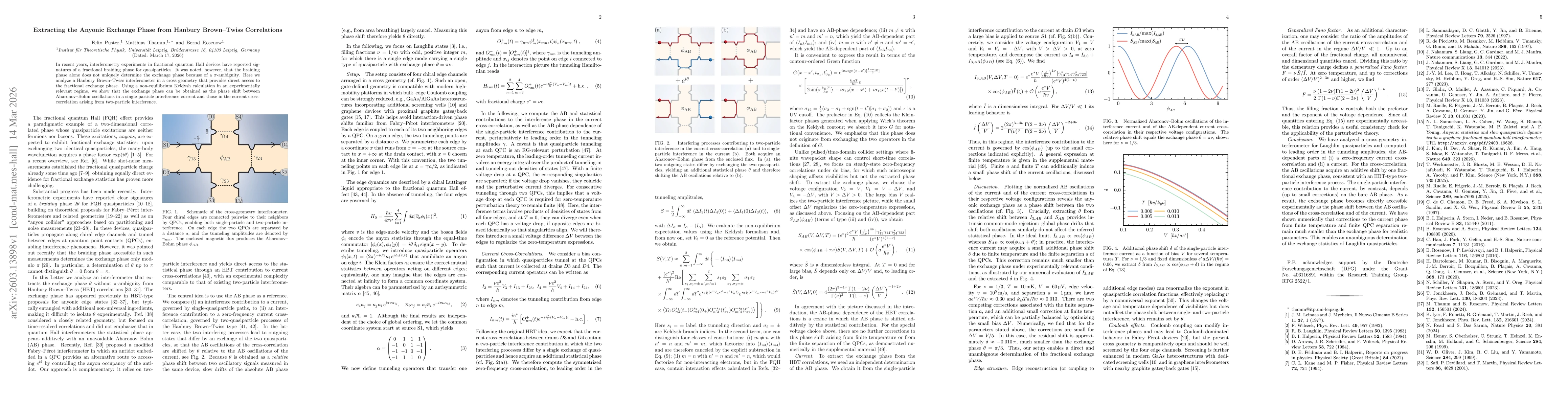 Thumbnail for Extracting the Anyonic Exchange Phase from Hanbury Brown-Twiss Correlations