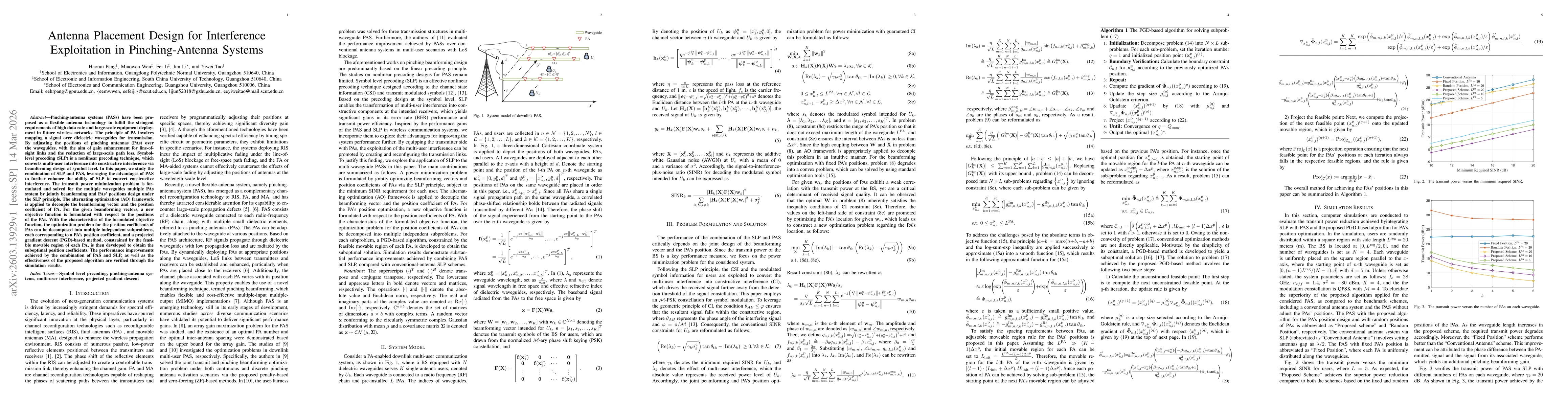Thumbnail for Antenna Placement Design for Interference Exploitation in Pinching-Antenna Systems