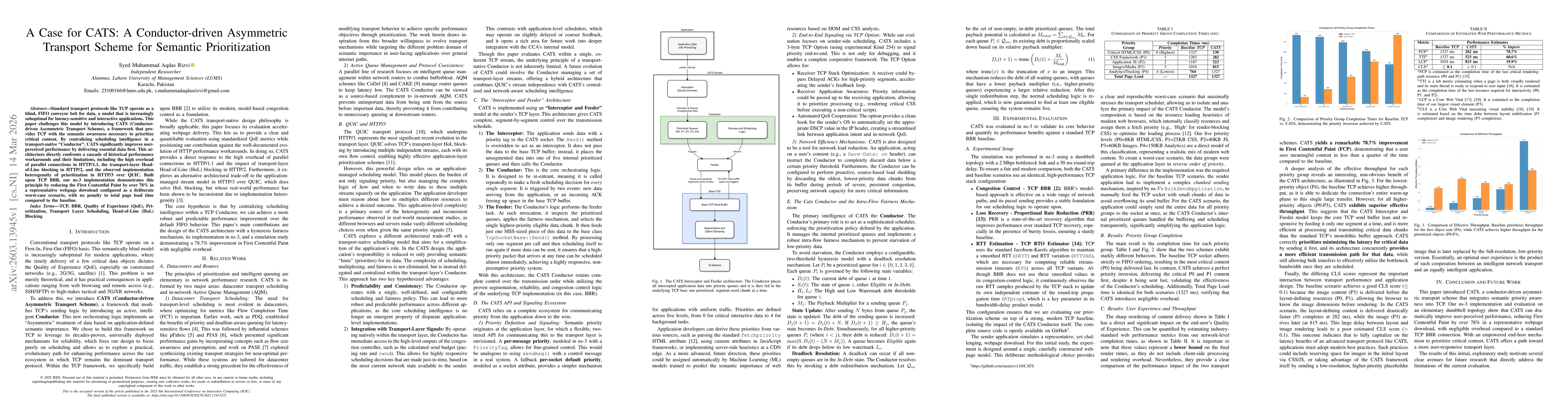 Thumbnail for A Case for CATS: A Conductor-driven Asymmetric Transport Scheme for Semantic Prioritization