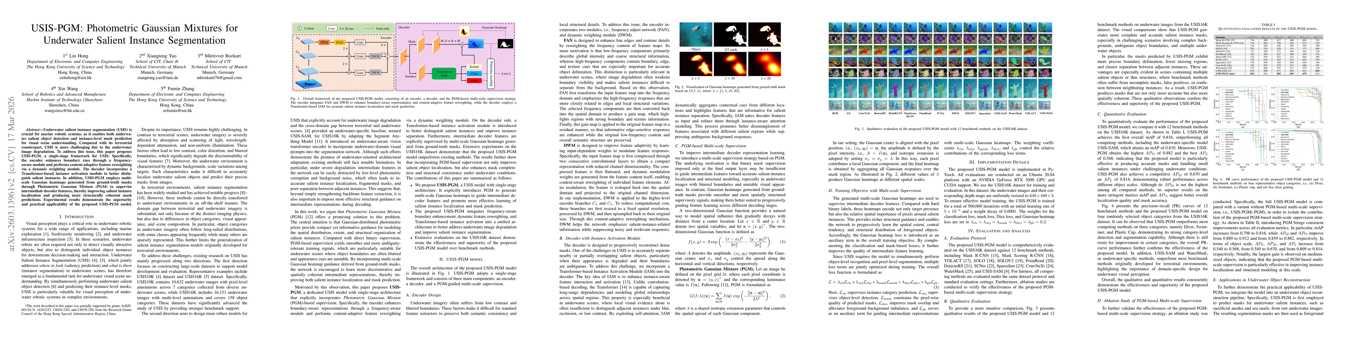 Thumbnail for USIS-PGM: Photometric Gaussian Mixtures for Underwater Salient Instance Segmentation