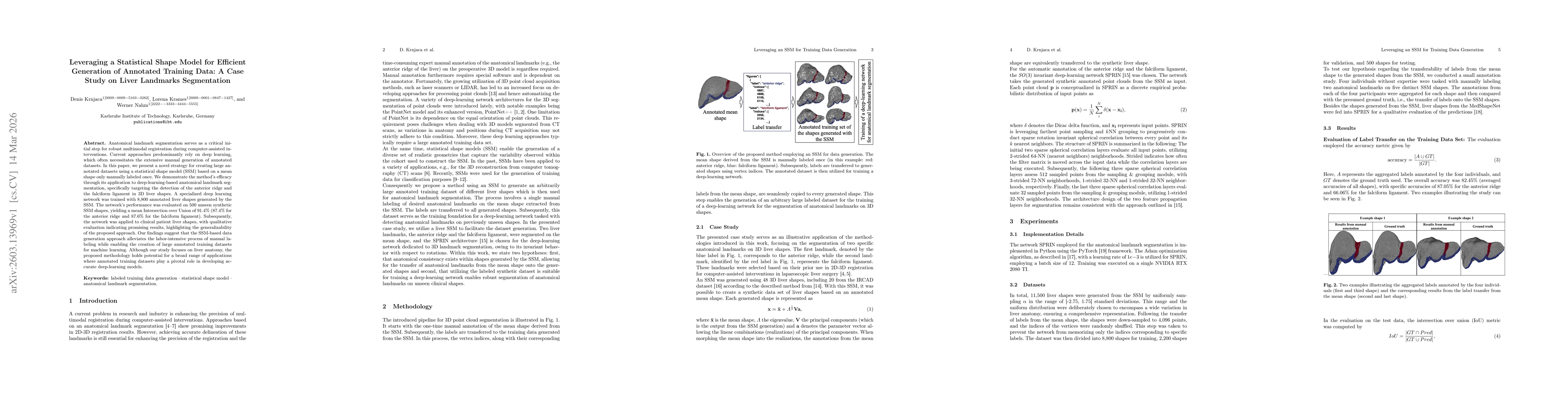 Thumbnail for Leveraging a Statistical Shape Model for Efficient Generation of Annotated Training Data: A Case Study on Liver Landmarks Segmentation