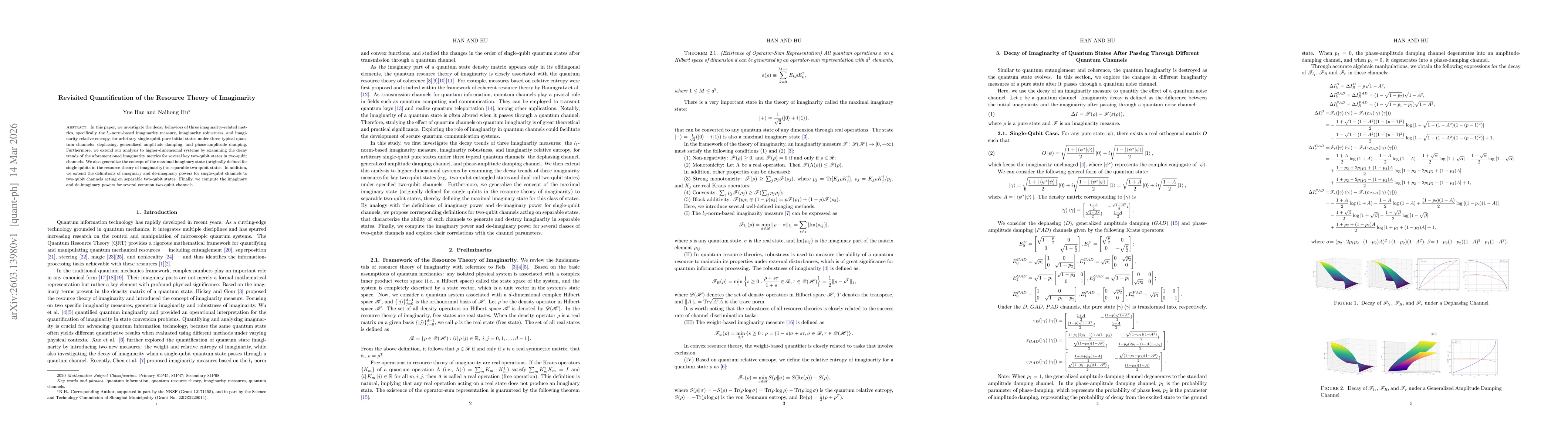 Thumbnail for Revisited Quantification of the Resource Theory of Imaginarity