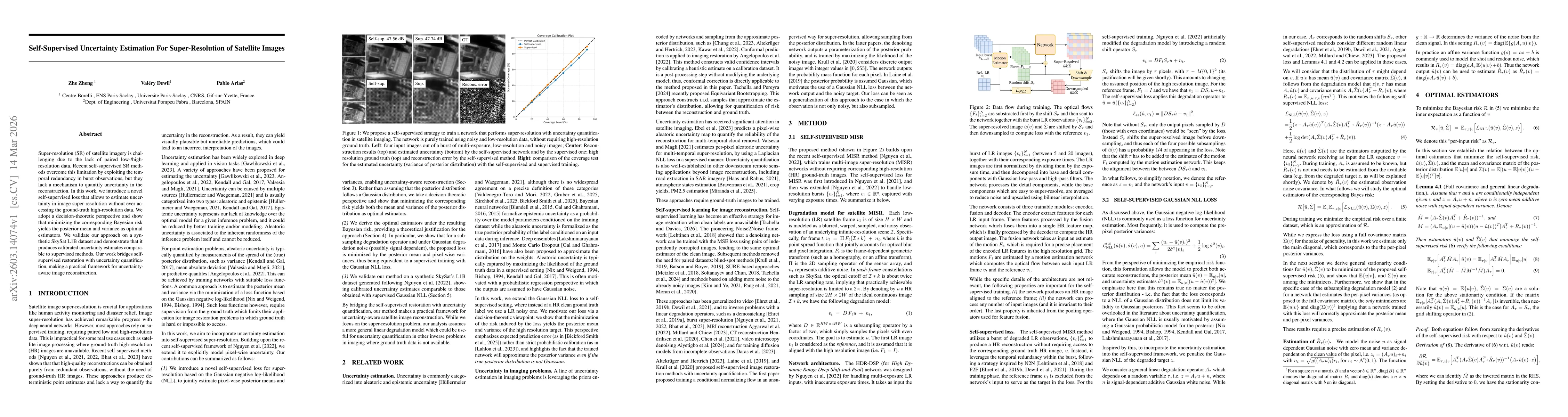 Thumbnail for Self-Supervised Uncertainty Estimation For Super-Resolution of Satellite Images