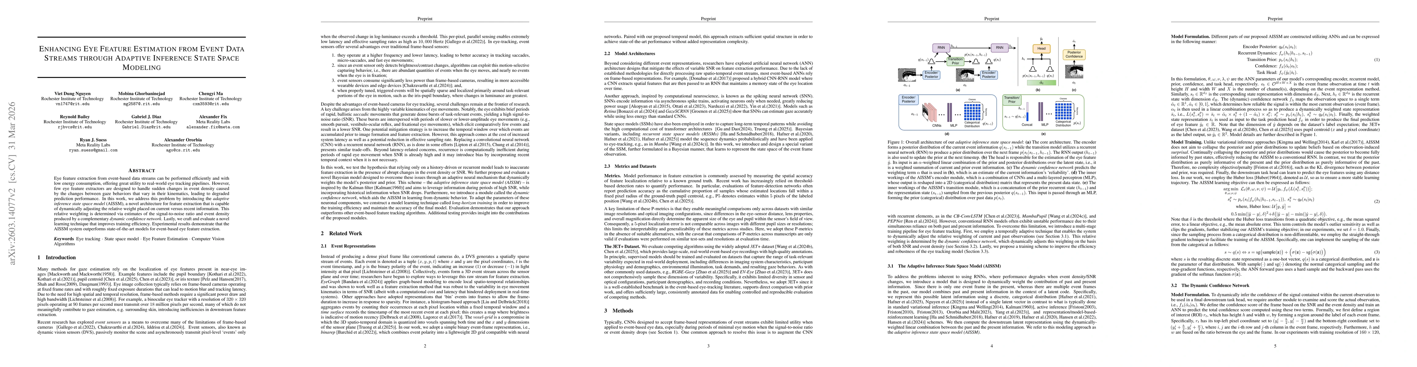 Thumbnail for Enhancing Eye Feature Estimation from Event Data Streams through Adaptive Inference State Space Modeling