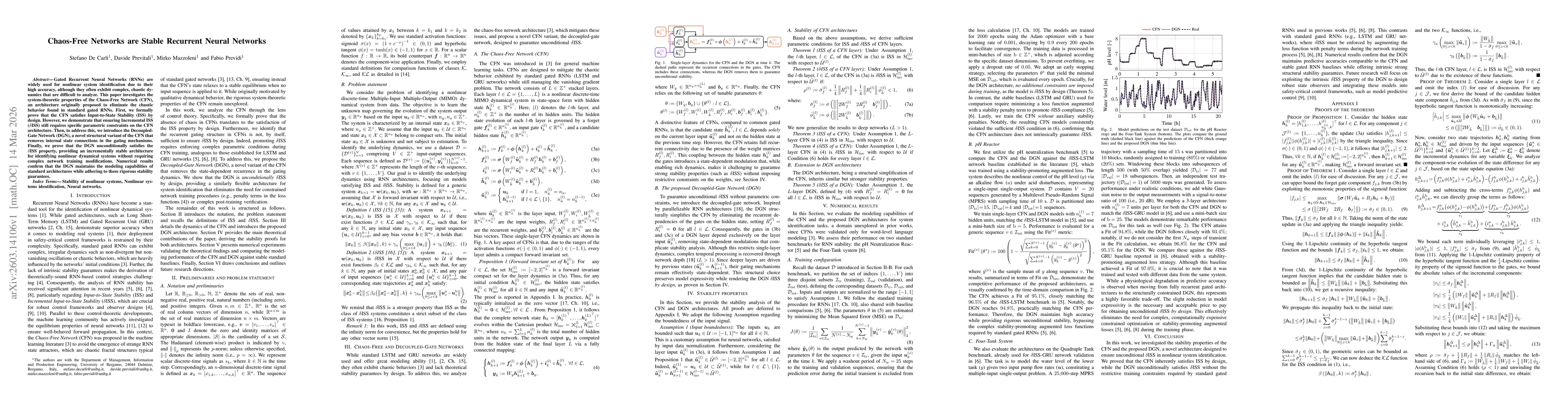 Thumbnail for Chaos-Free Networks are Stable Recurrent Neural Networks
