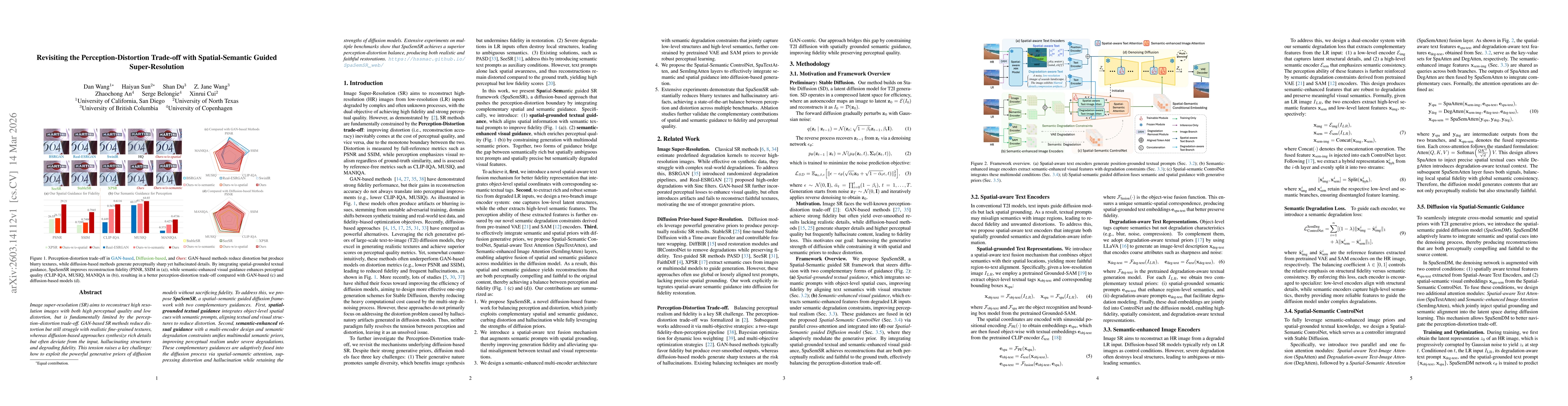 Thumbnail for Revisiting the Perception-Distortion Trade-off with Spatial-Semantic Guided Super-Resolution