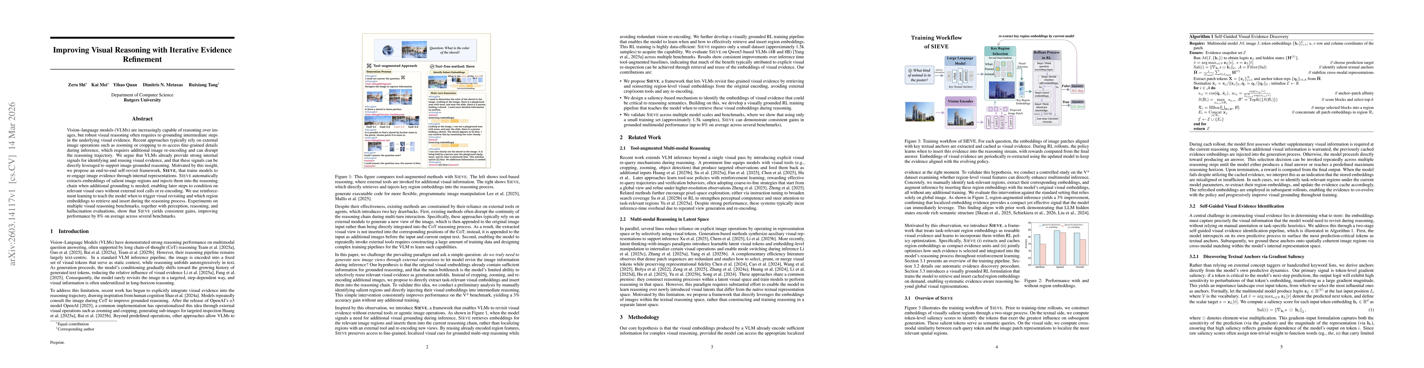 Thumbnail for Improving Visual Reasoning with Iterative Evidence Refinement