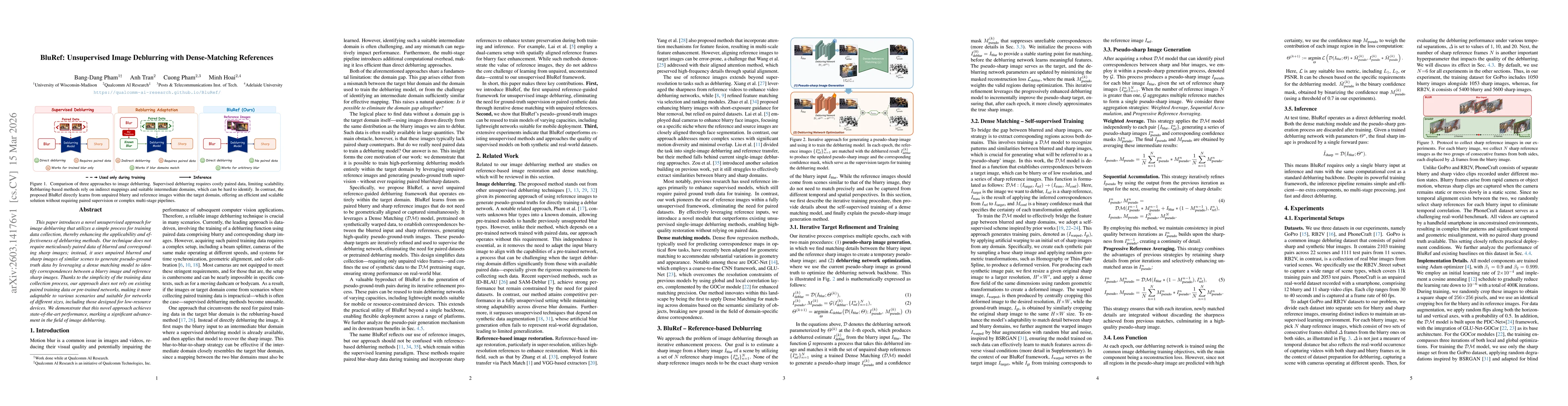 Thumbnail for BluRef: Unsupervised Image Deblurring with Dense-Matching References