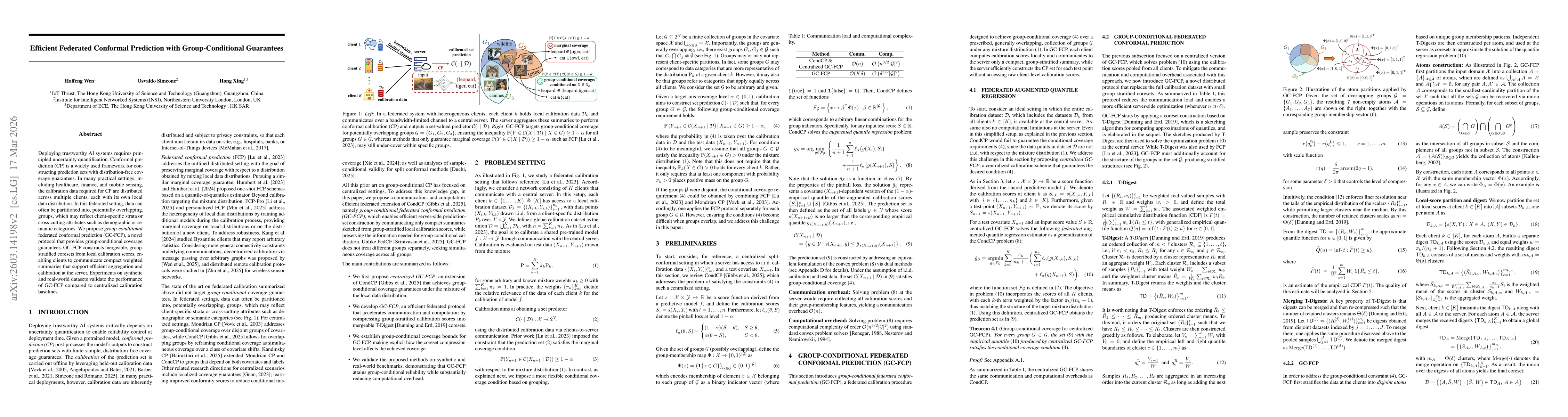 Thumbnail for Efficient Federated Conformal Prediction with Group-Conditional Guarantee