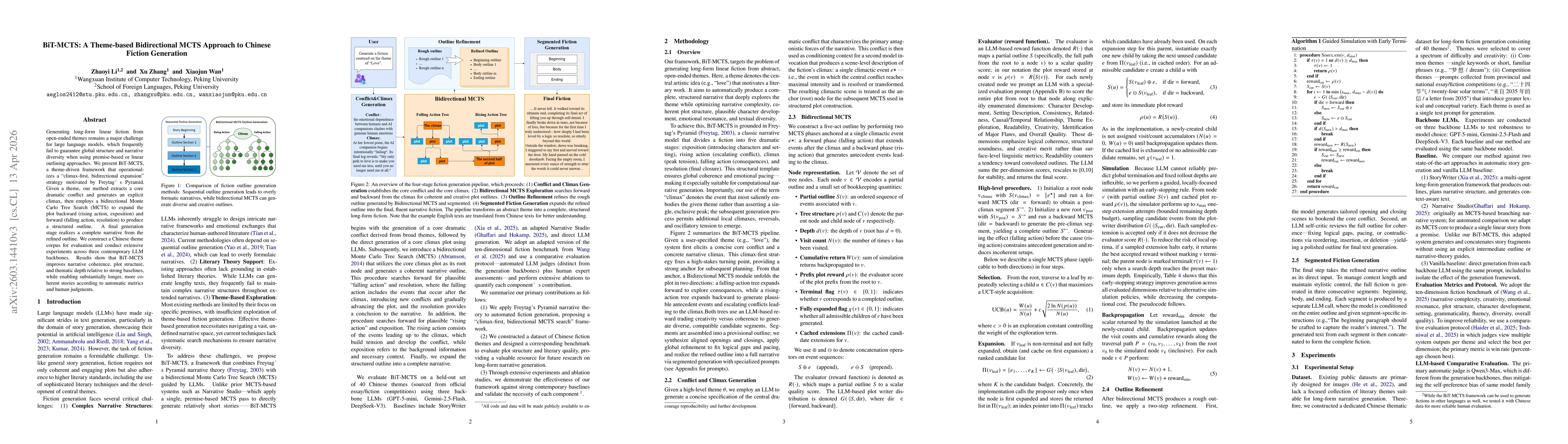 Thumbnail for BiT-MCTS: A Theme-based Bidirectional MCTS Approach to Chinese Fiction Generation