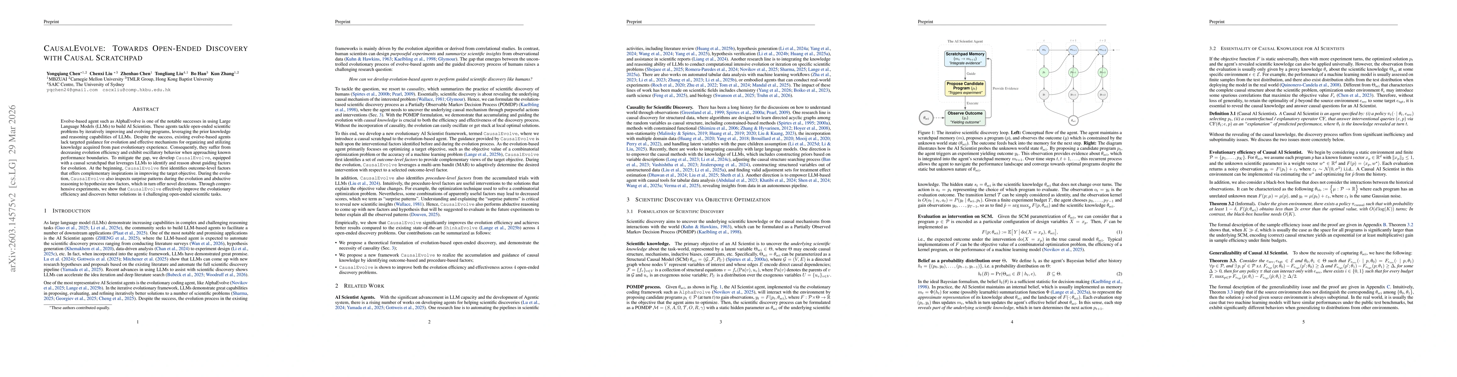 Thumbnail for CausalEvolve: Towards Open-Ended Discovery with Causal Scratchpad
