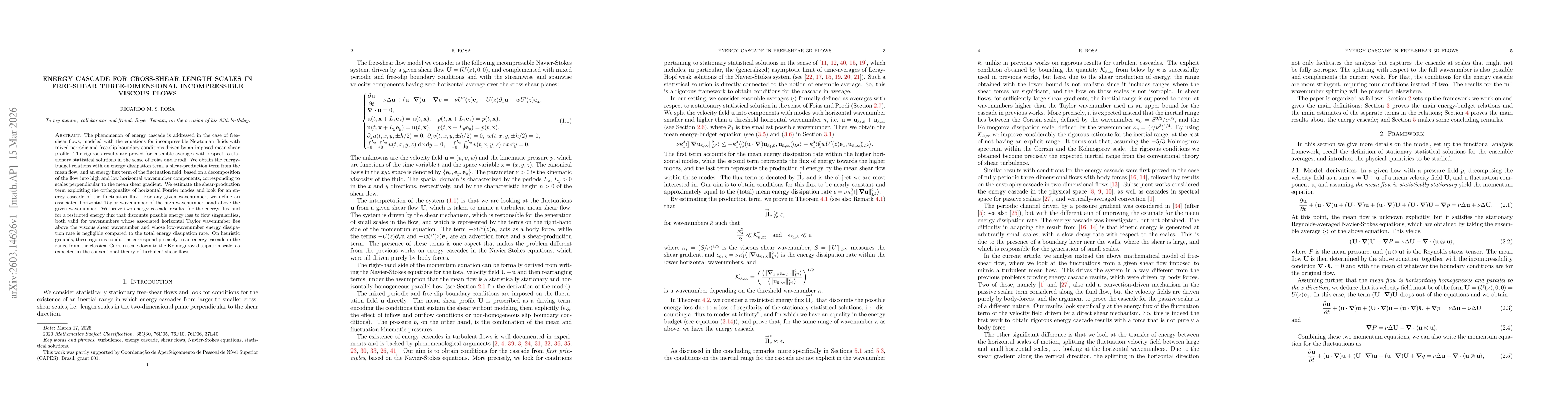 Thumbnail for Energy cascade for cross-shear length scales in free-shear three-dimensional incompressible viscous flows