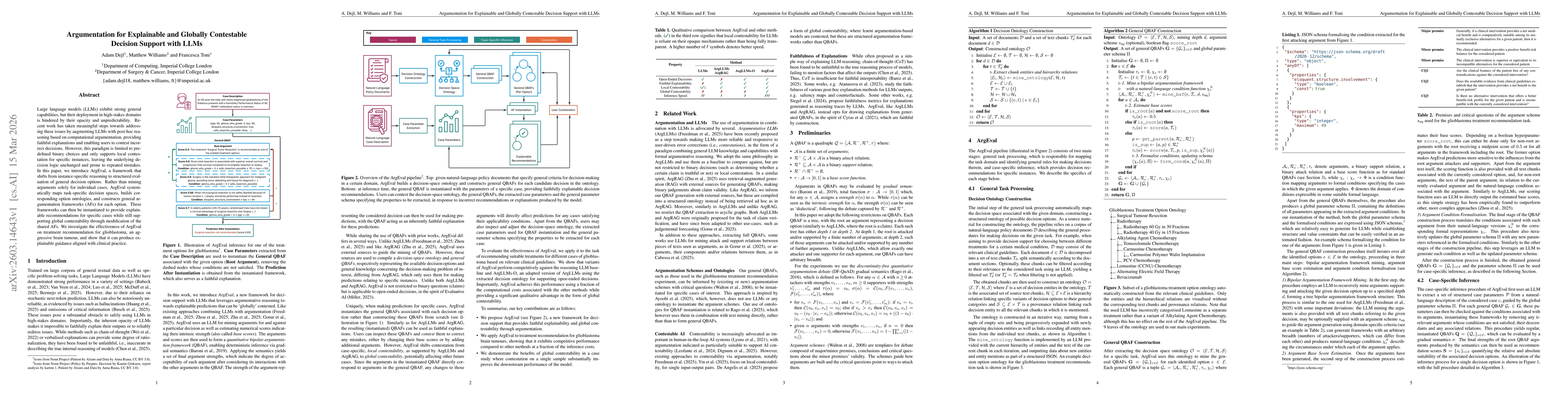 Thumbnail for Argumentation for Explainable and Globally Contestable Decision Support with LLMs