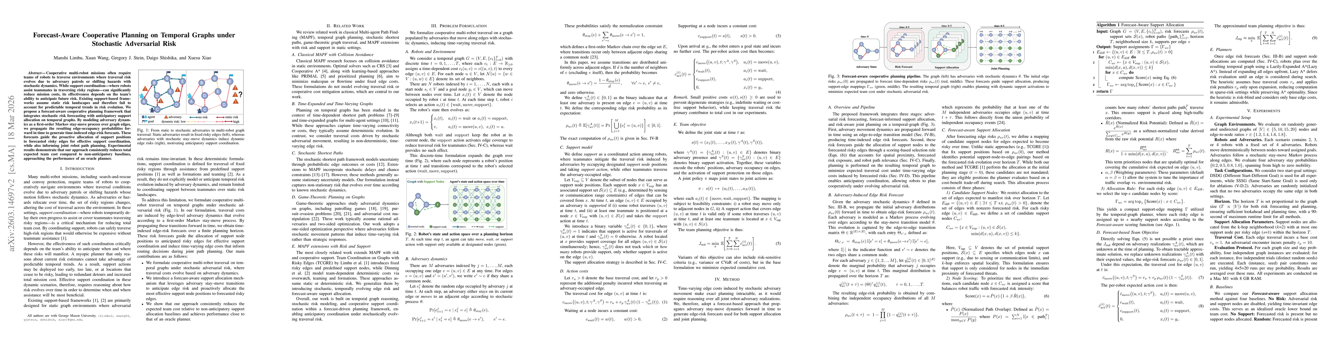 Thumbnail for Forecast-Aware Cooperative Planning on Temporal Graphs under Stochastic Adversarial Risk