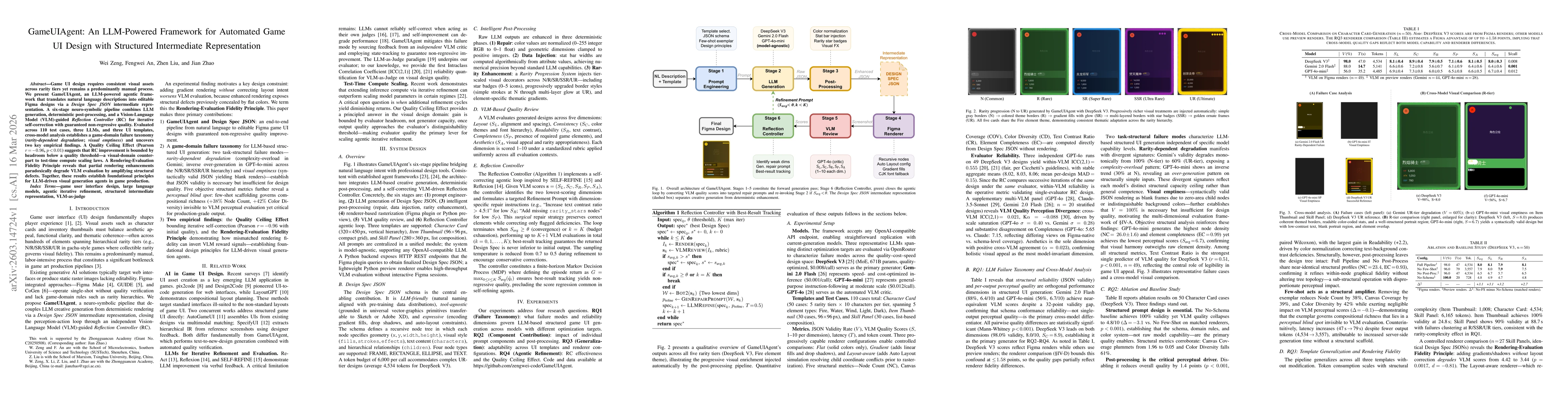 Thumbnail for GameUIAgent: An LLM-Powered Framework for Automated Game UI Design with Structured Intermediate Representation