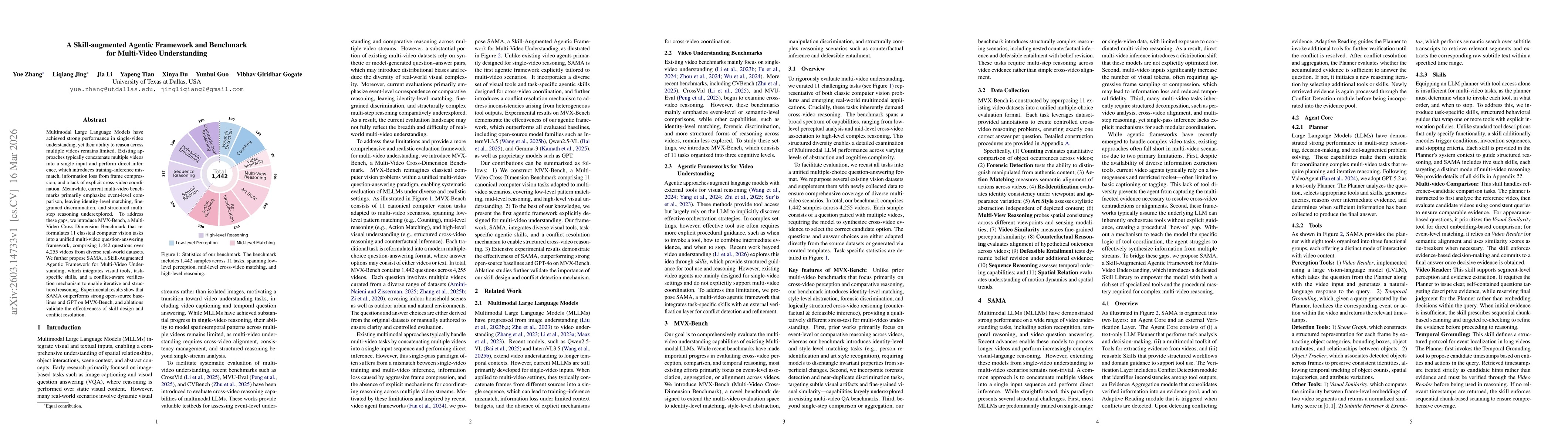 Thumbnail for A Skill-augmented Agentic Framework and Benchmark for Multi-Video Understanding