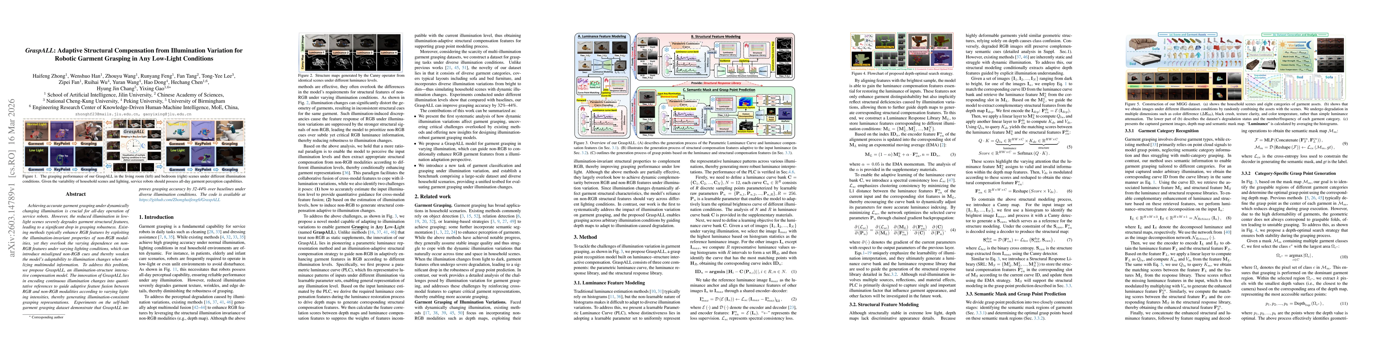 Thumbnail for GraspALL: Adaptive Structural Compensation from Illumination Variation for Robotic Garment Grasping in Any Low-Light Conditions