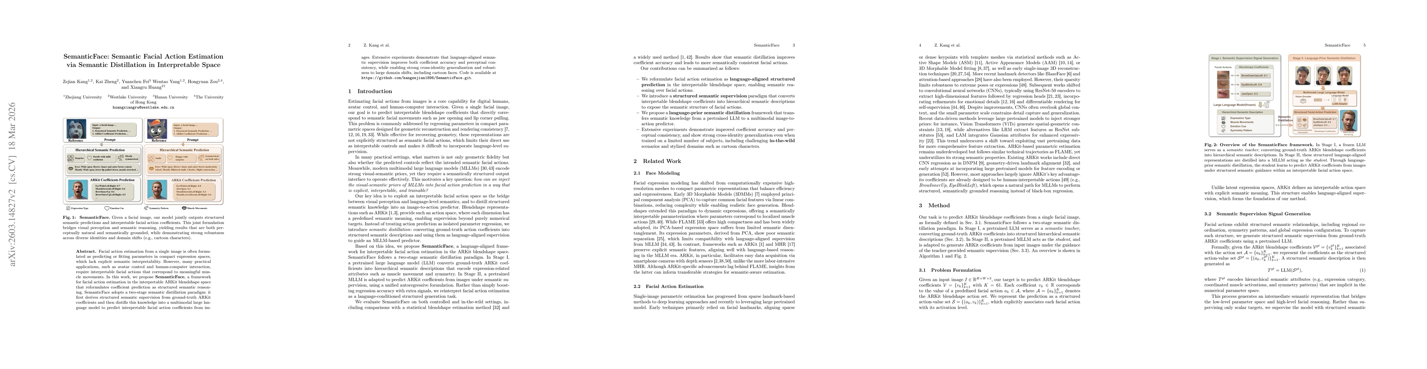 Thumbnail for SemanticFace: Semantic Facial Action Estimation via Semantic Distillation in Interpretable Space