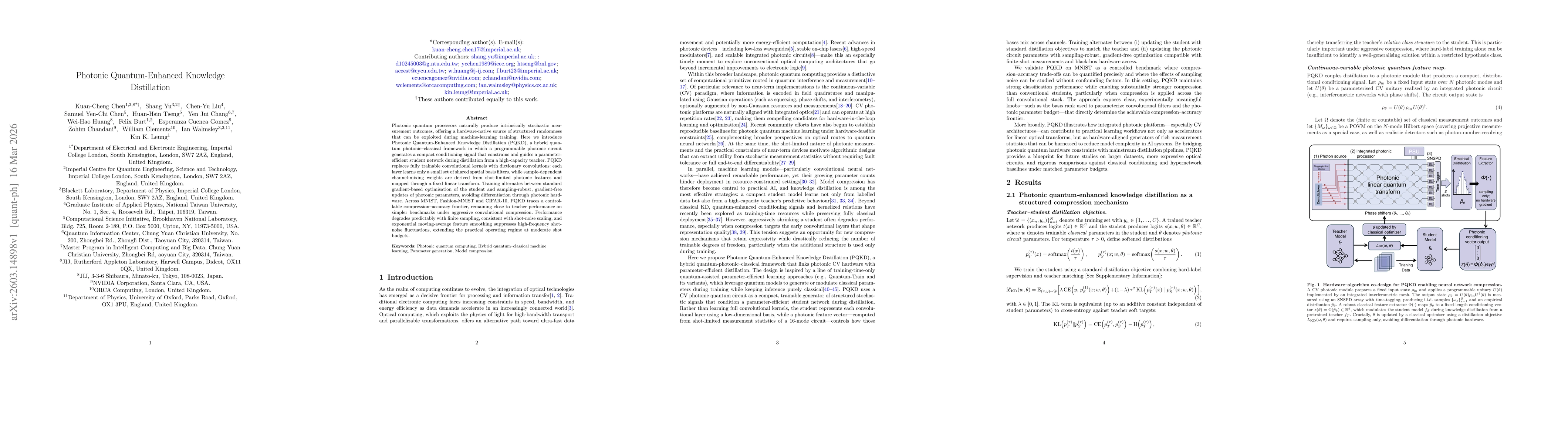 Thumbnail for Photonic Quantum-Enhanced Knowledge Distillation