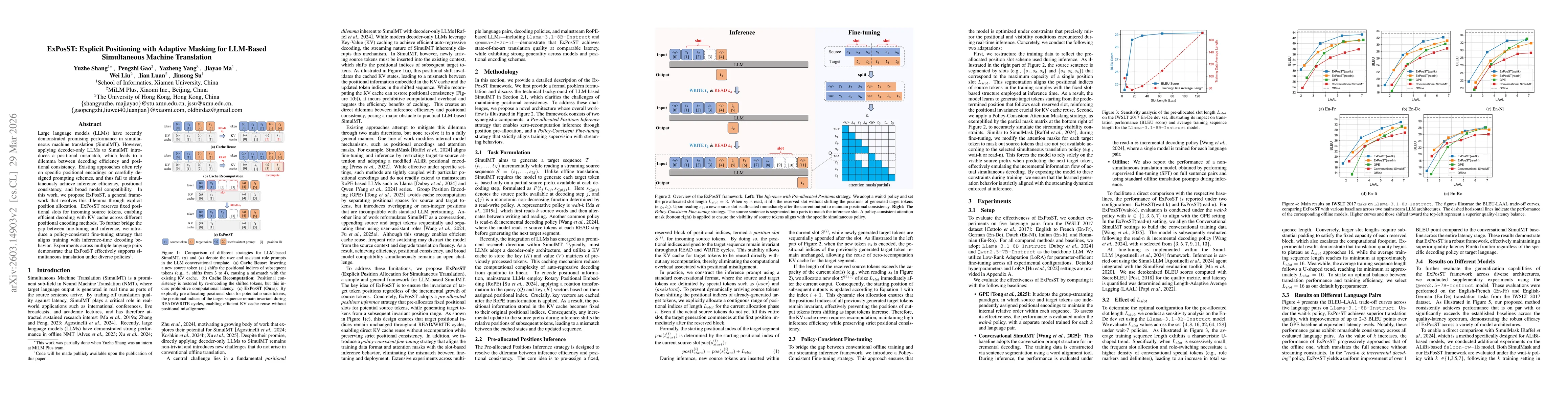 Thumbnail for ExPosST: Explicit Positioning with Adaptive Masking for LLM-Based Simultaneous Machine Translation