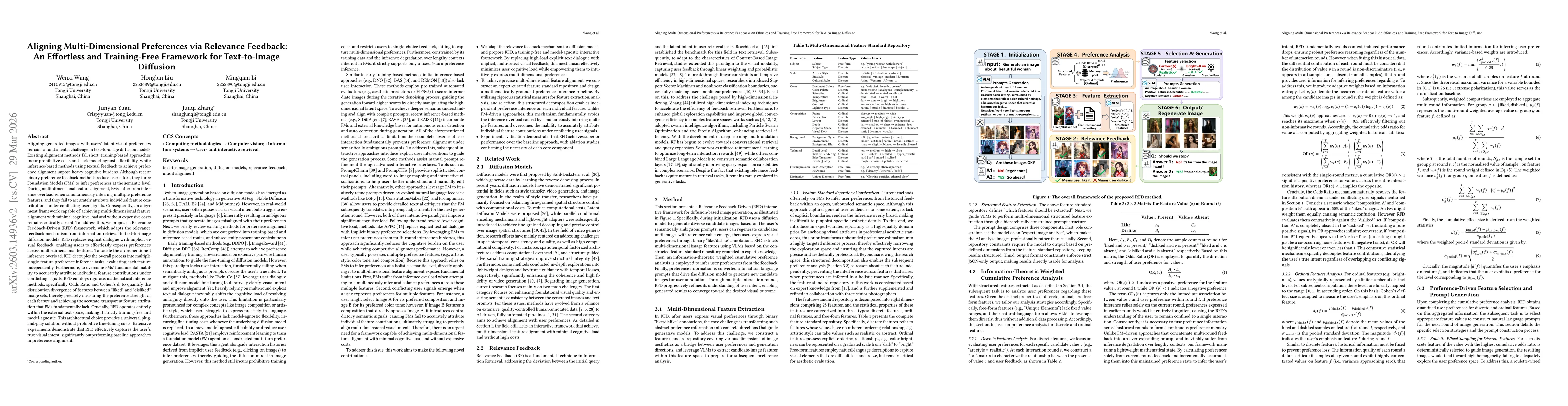 Thumbnail for Relevance Feedback in Text-to-Image Diffusion: A Training-Free And Model-Agnostic Interactive Framework