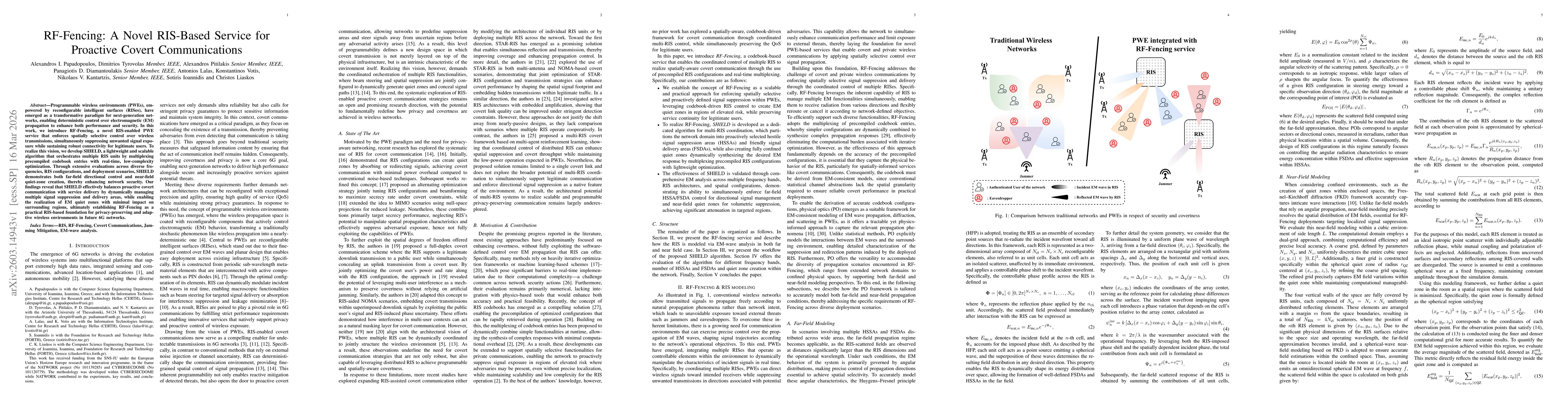 Thumbnail for RF-Fencing: A Novel RIS-Based Service for Proactive Covert Communications