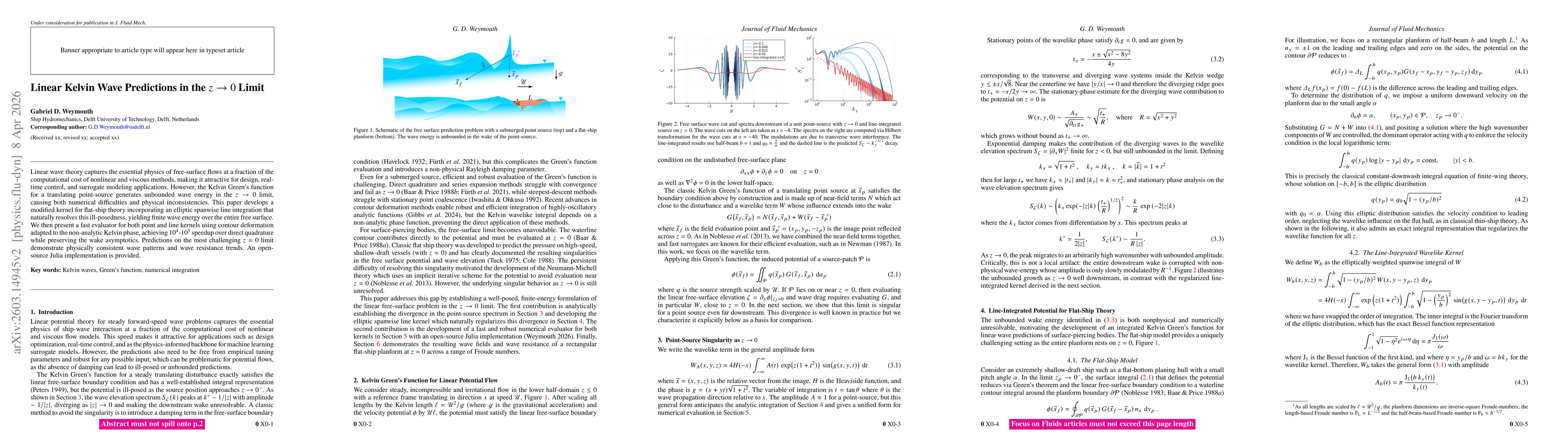 Thumbnail for Linear Kelvin Wave Predictions in the $z\to 0$ Limit