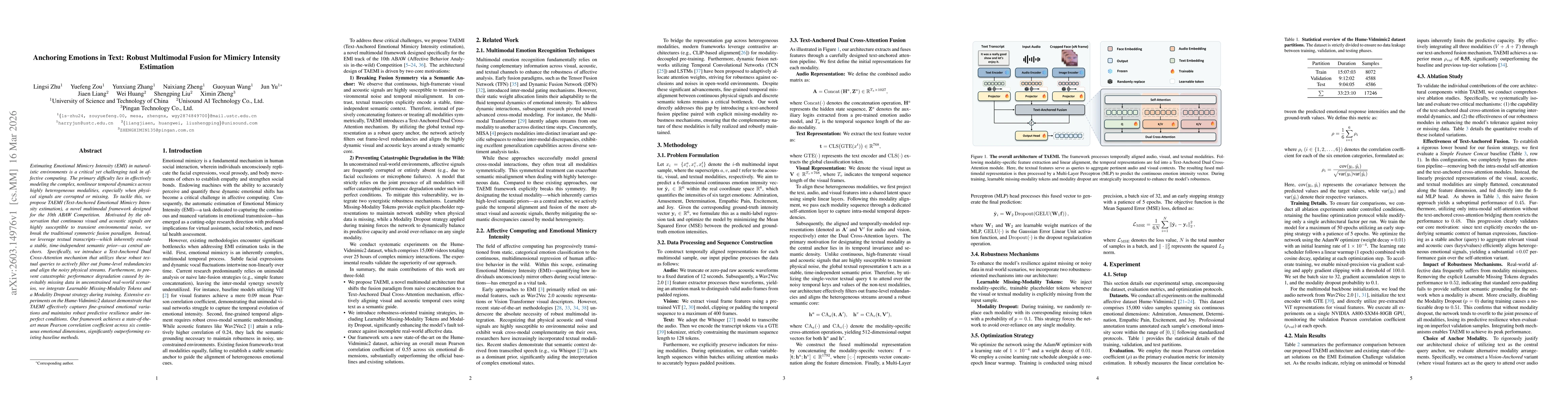Thumbnail for Anchoring Emotions in Text: Robust Multimodal Fusion for Mimicry Intensity Estimation