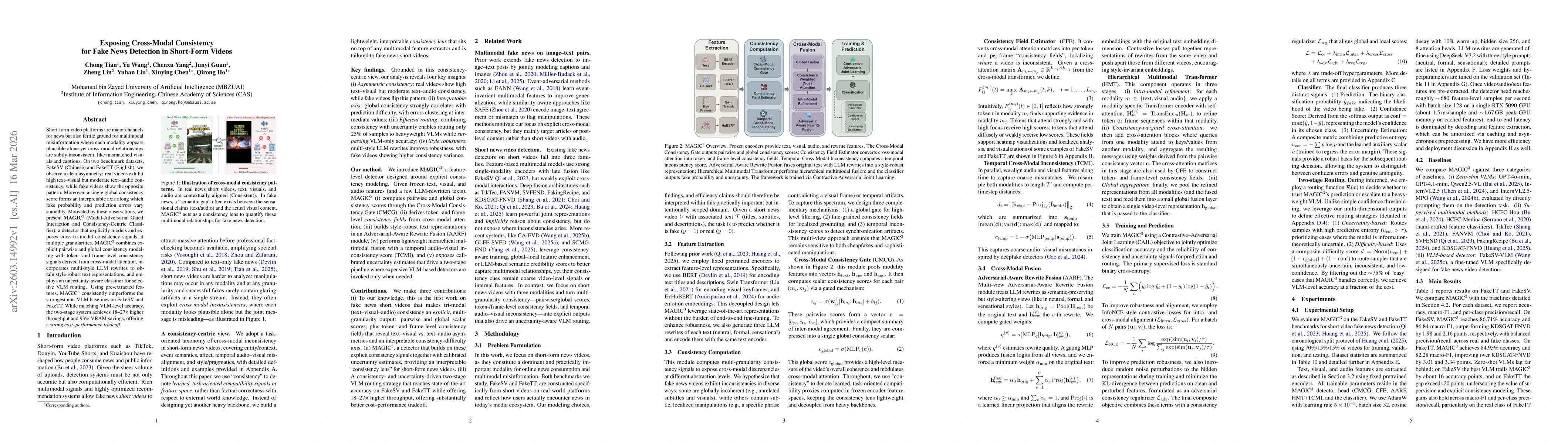 Thumbnail for Exposing Cross-Modal Consistency for Fake News Detection in Short-Form Videos