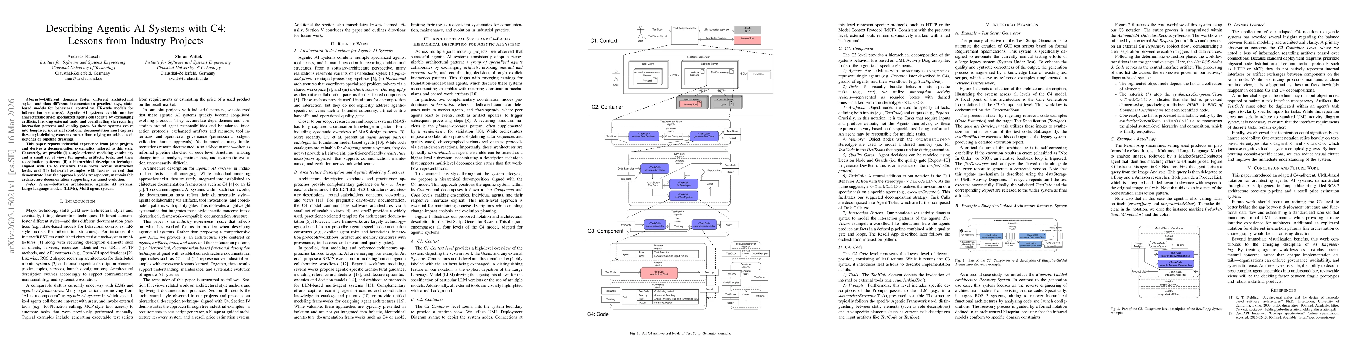 Thumbnail for Describing Agentic AI Systems with C4: Lessons from Industry Projects