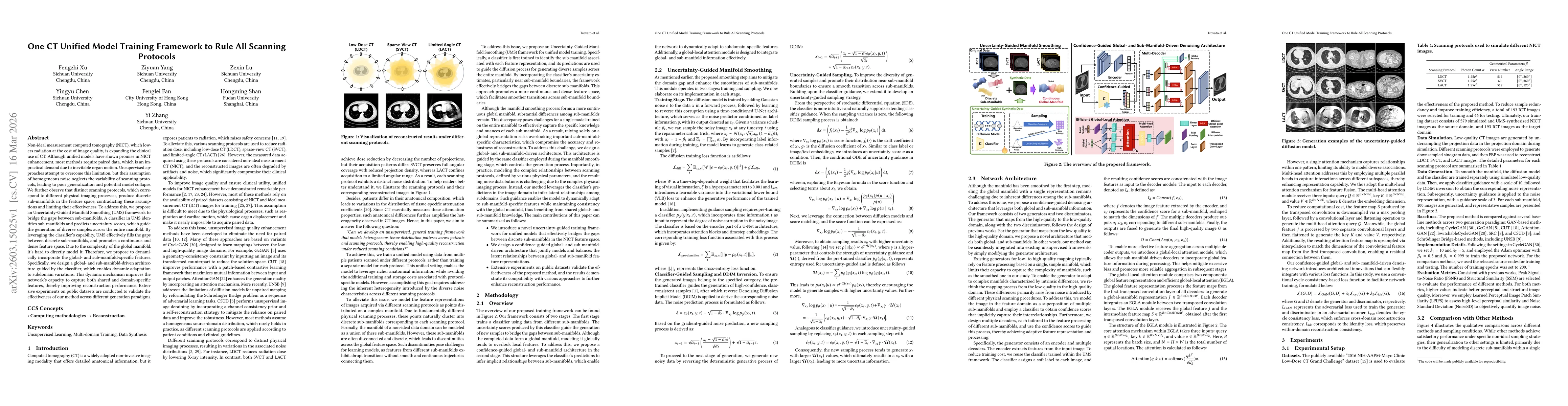 Thumbnail for One CT Unified Model Training Framework to Rule All Scanning Protocols